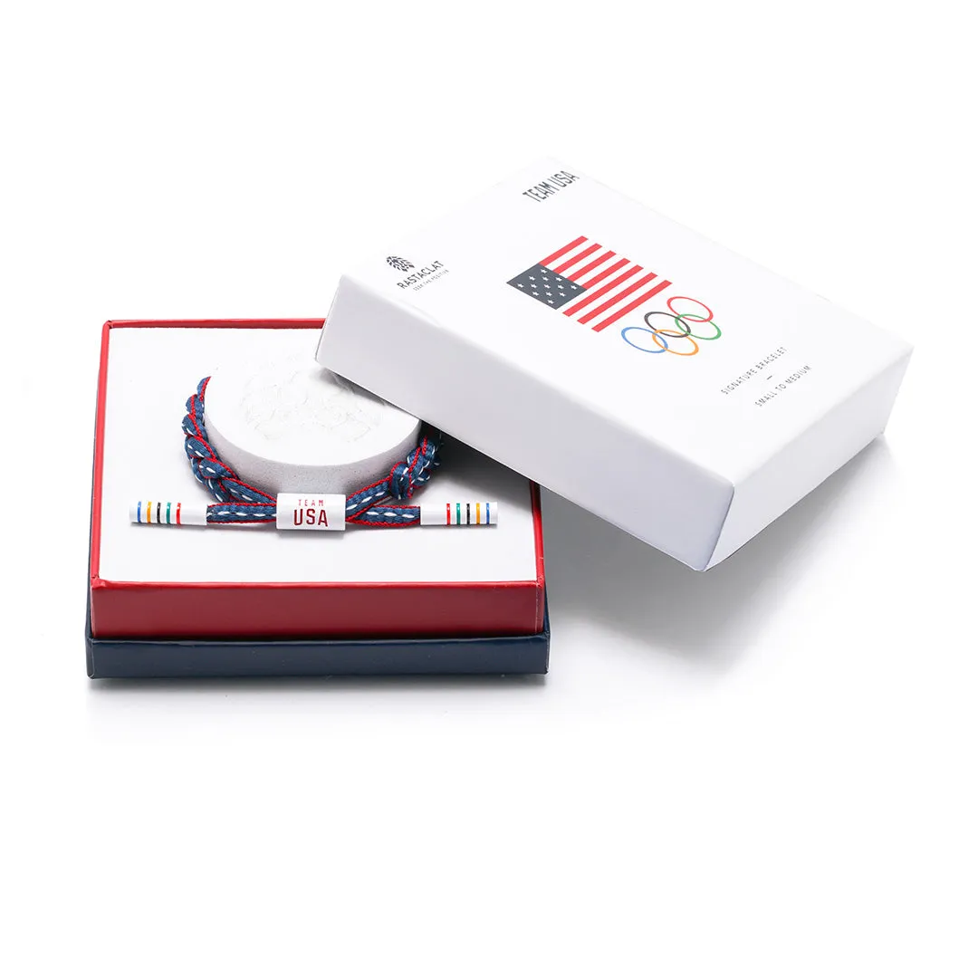 Rastaclat Original Hand Braided Usa Medalist Adjustable Bracelet