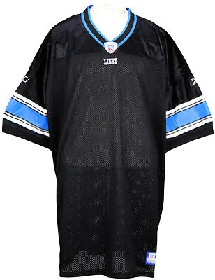 Reebok NFL Football Men's Detroit Lions Team Blank Jersey, Black