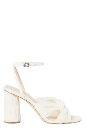 Reed Pleated Twist Sandal