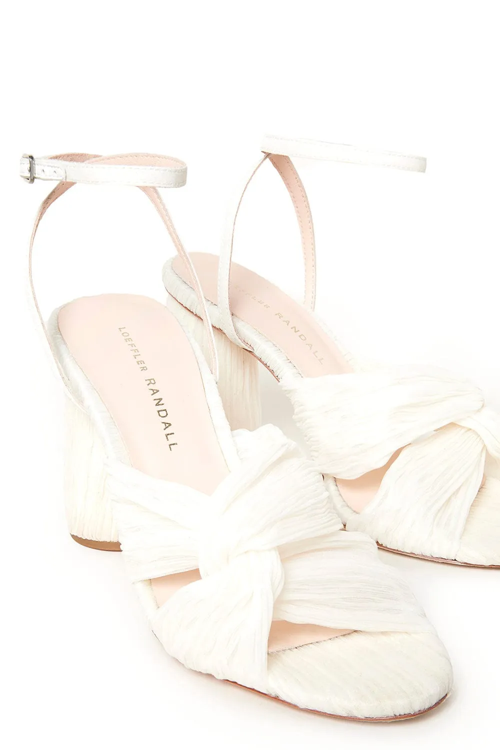 Reed Pleated Twist Sandal