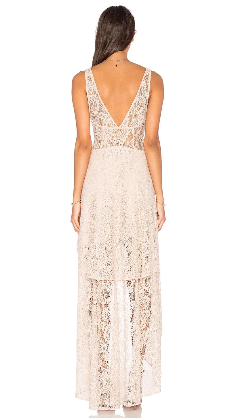 Resort Maxi Dress in Nude