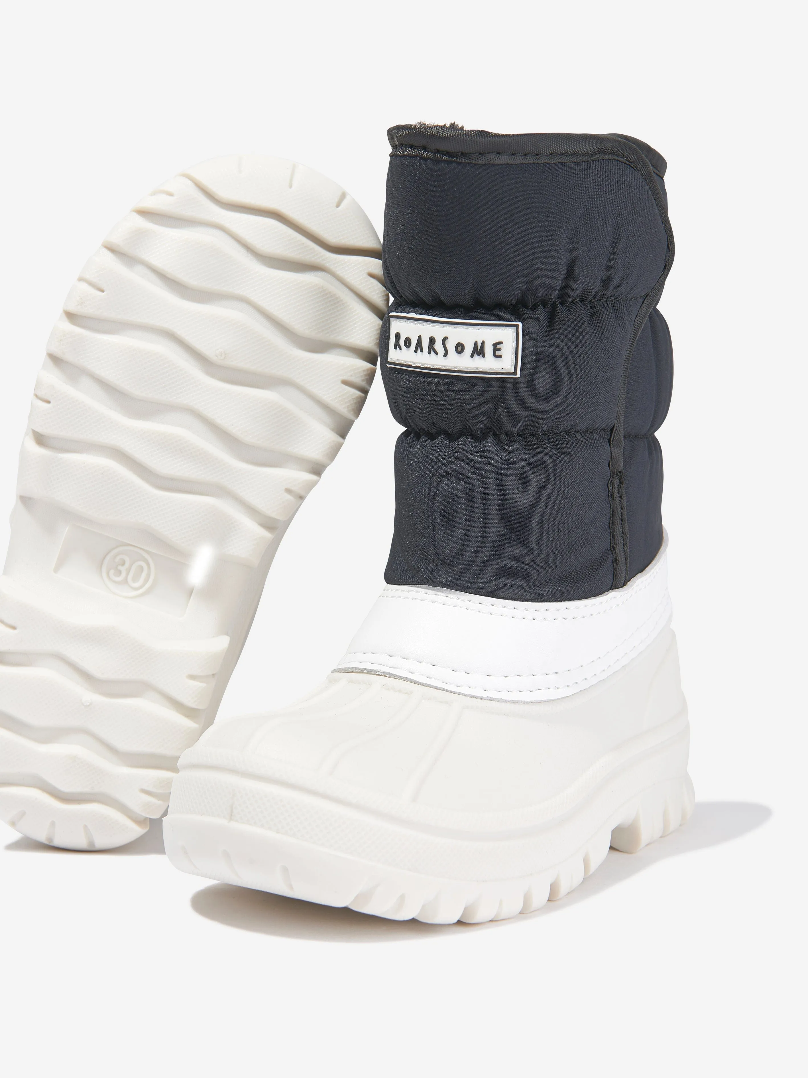 Roarsome Kids Waterproof Snow Boots in Multicolour