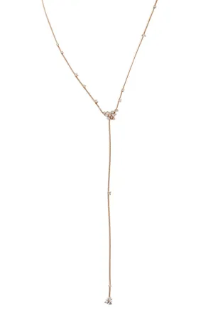Rugiada Diamond Lariat Necklace