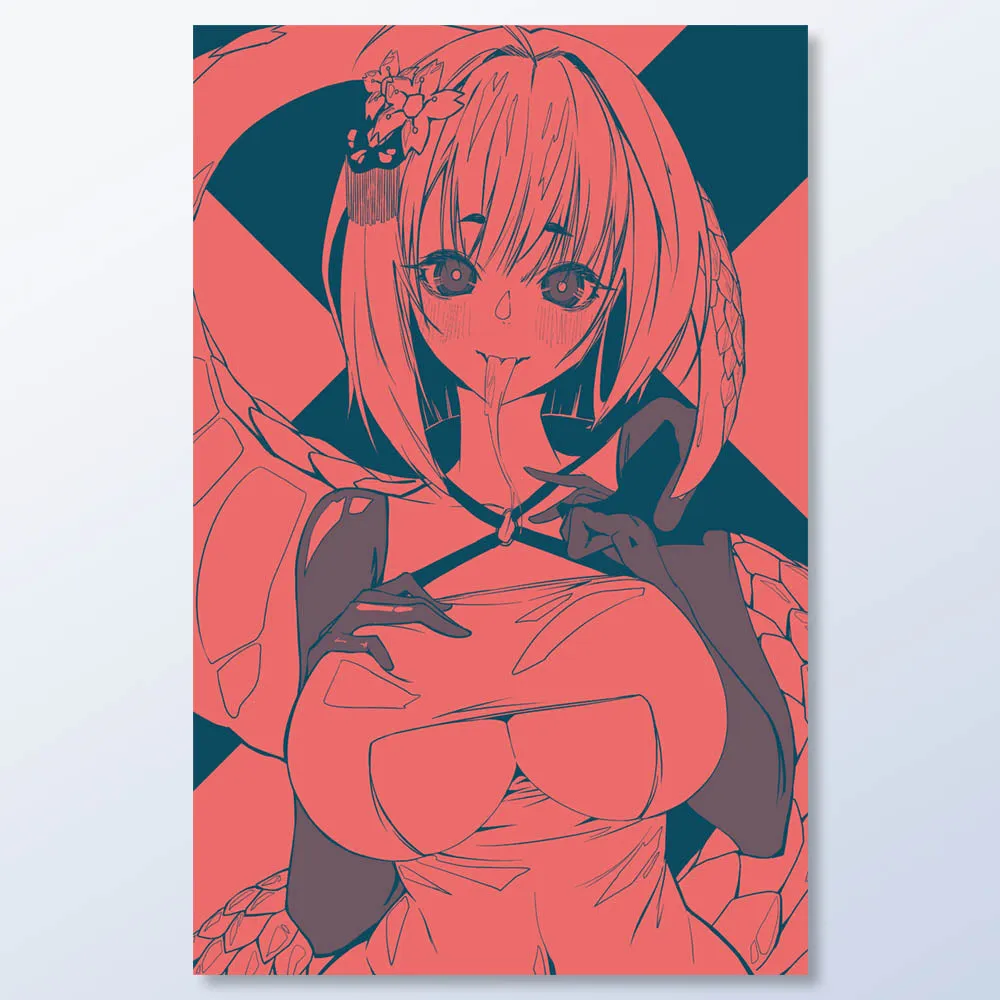 Saa Retro Anime Poster