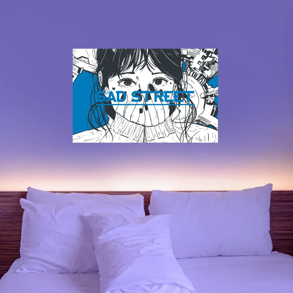 Sad Street V2 Anime Poster