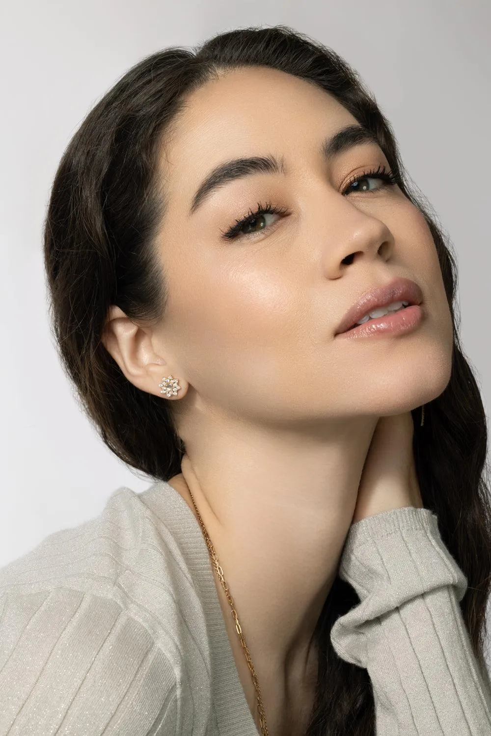 Sherzade Diamond Stud Earrings