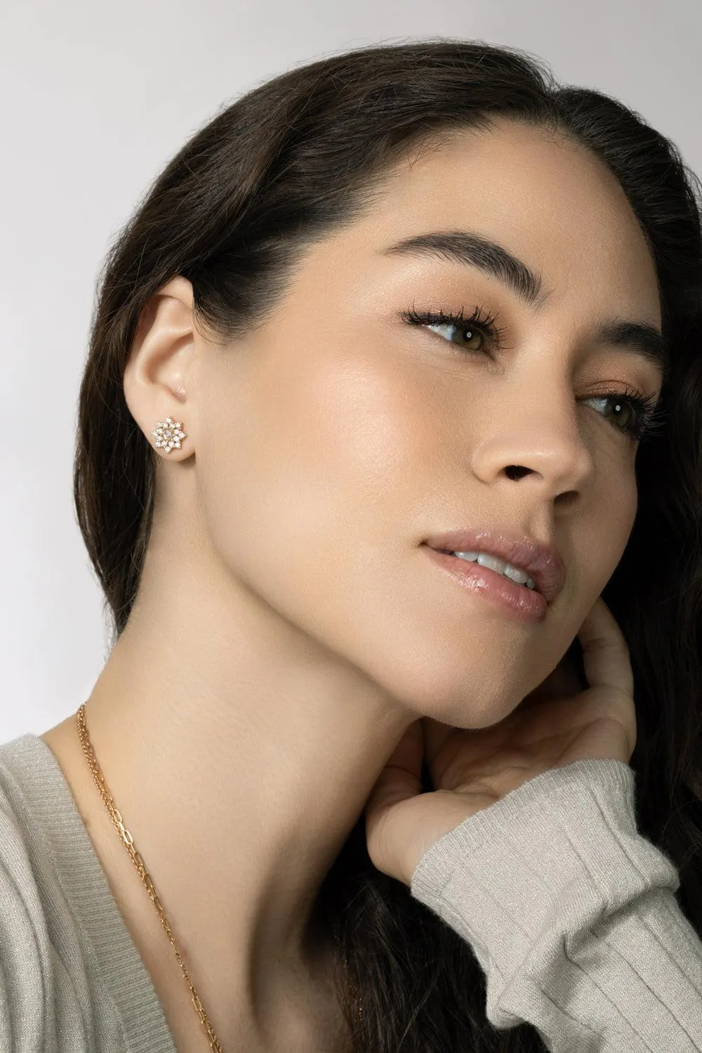 Sherzade Diamond Stud Earrings