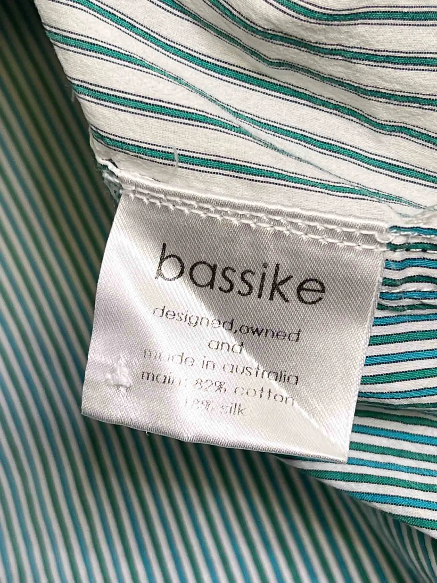 Size 2 (M) | Bassike Stripe Button Down Top