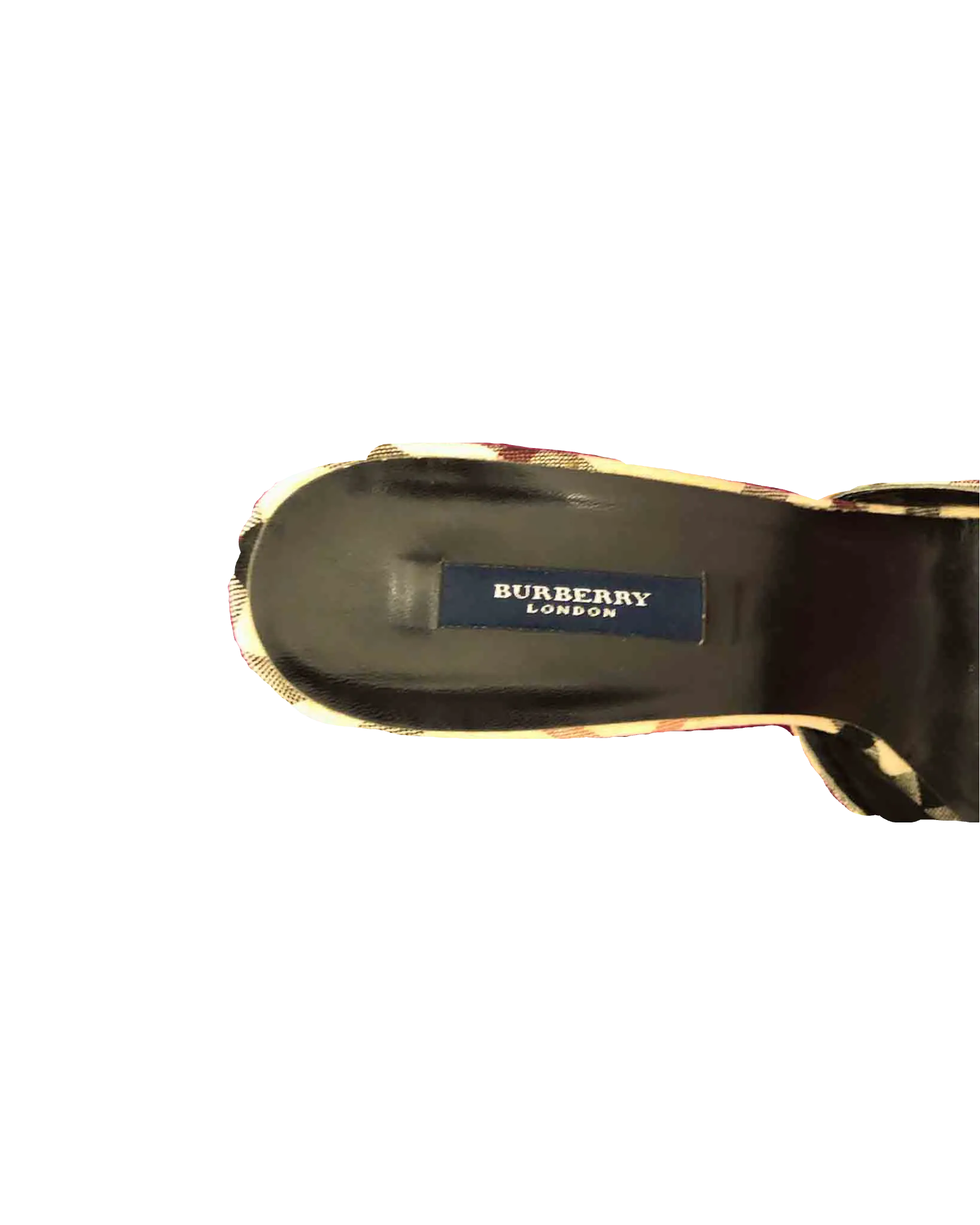 Size 38 | Burberry Tartan Mule Heels