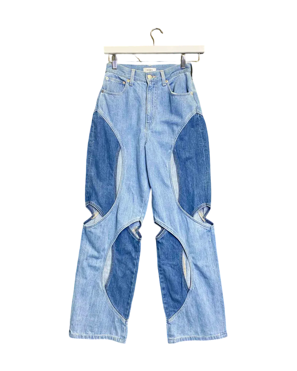 Size XS | Evris Swirl Cut Out Jeans