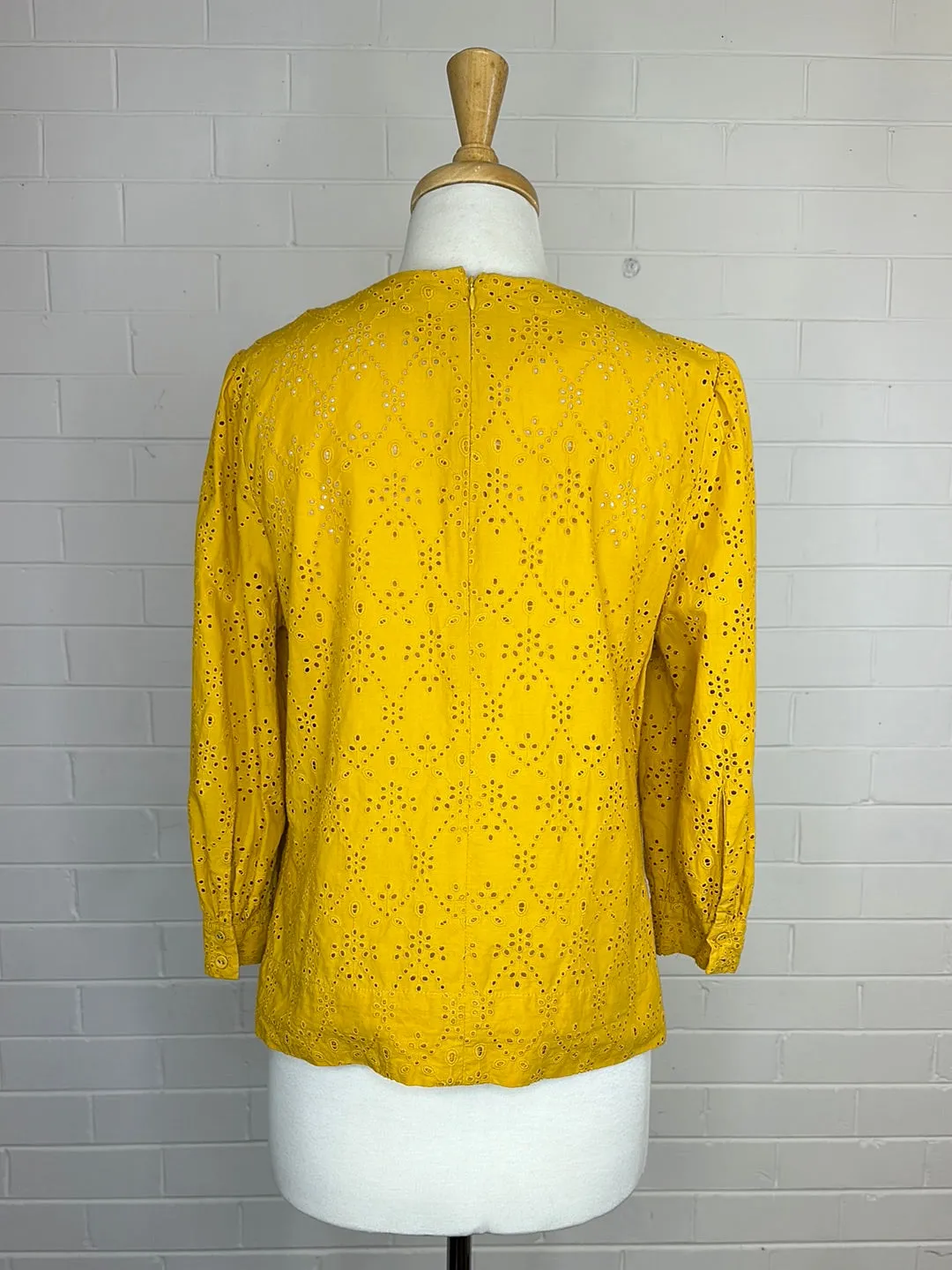 Sportscraft | top | size 10 | three quarter sleeve | 100% cotton
