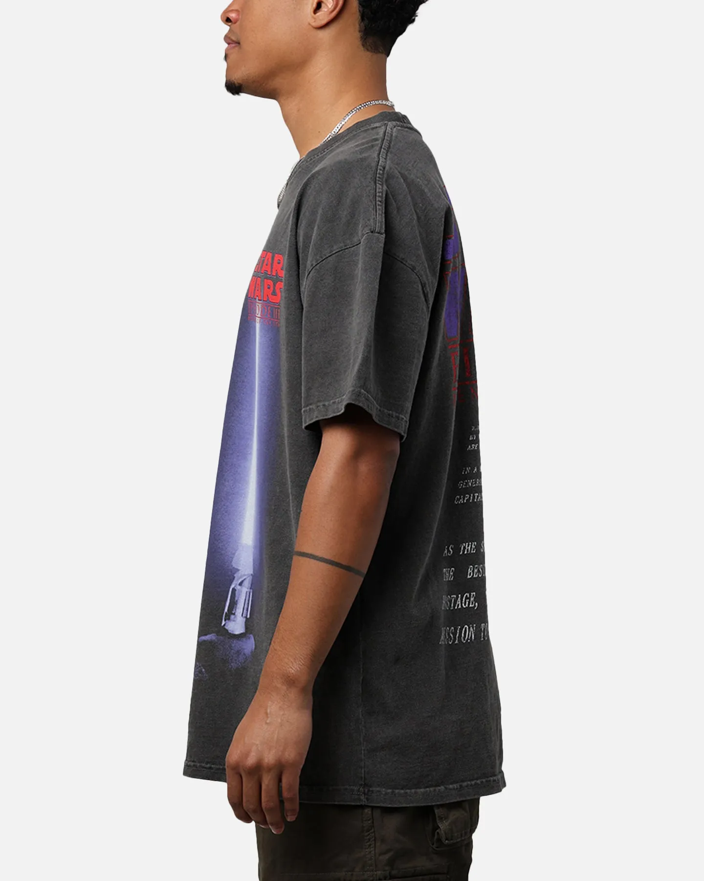 Star Wars Episode III '05 Heavyweight Vintage T-Shirt Black Wash