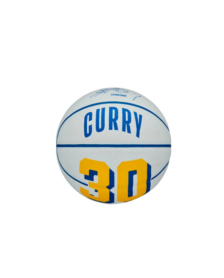Stephen Curry Golden State Warriors Wilson Player Icon Size 3 NBA Mini Basketball