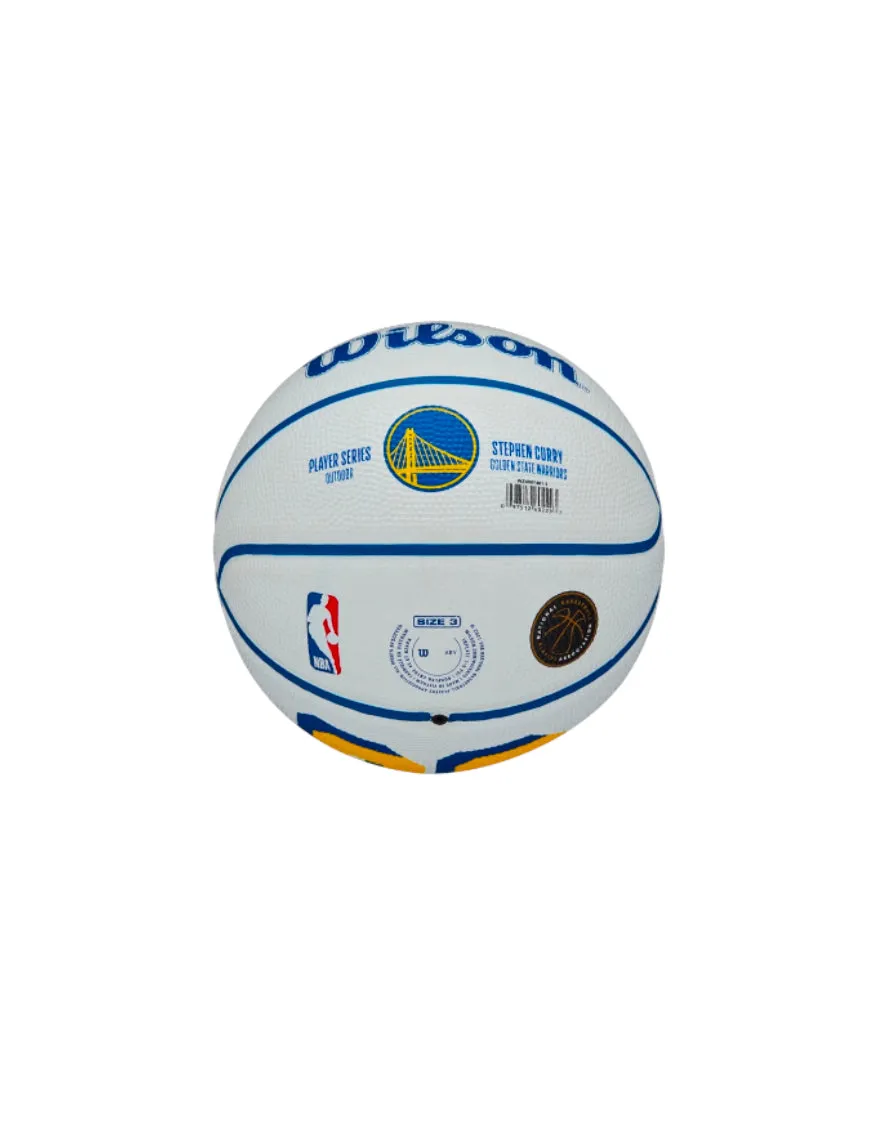 Stephen Curry Golden State Warriors Wilson Player Icon Size 3 NBA Mini Basketball
