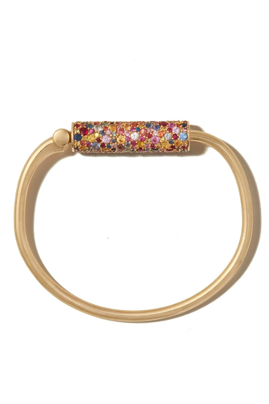 Stoned Trundle Lock Bracelet