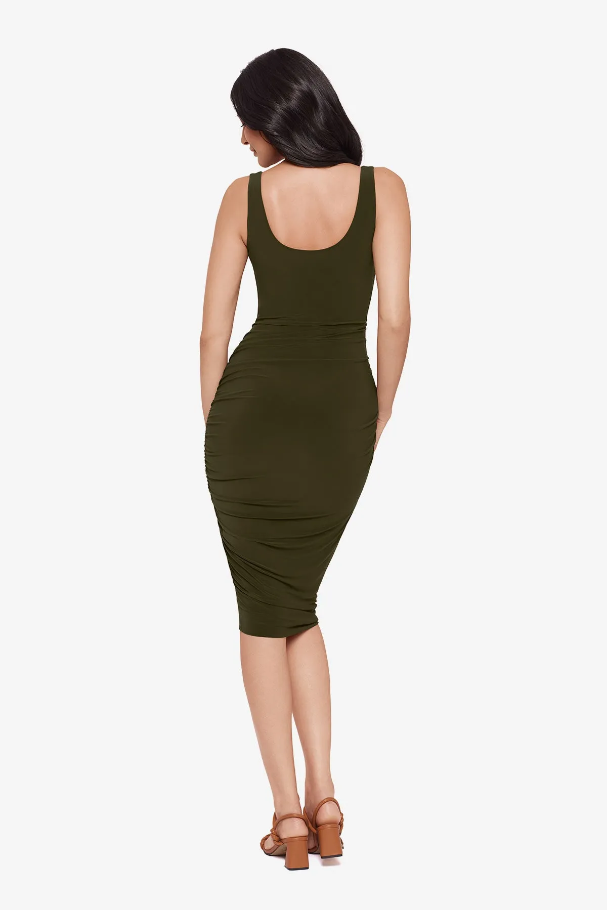 Suki Shaping Dress in Nori
