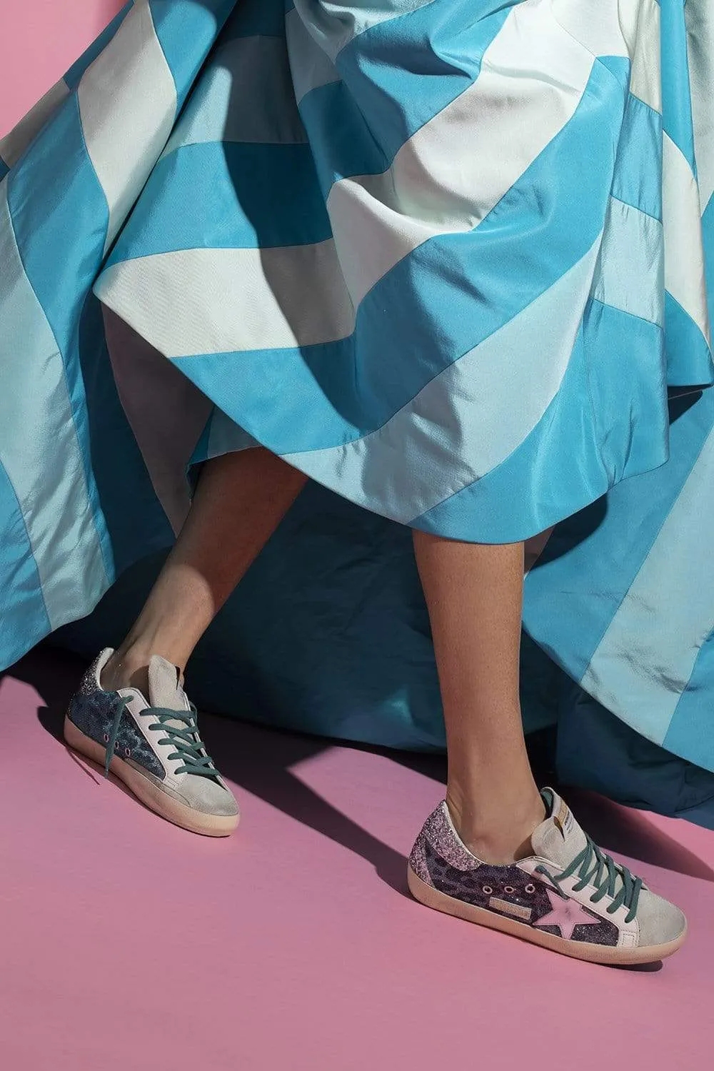 Super-Star Lurex Leopard Sneaker