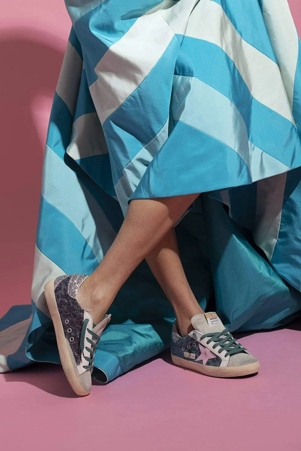 Super-Star Lurex Leopard Sneaker
