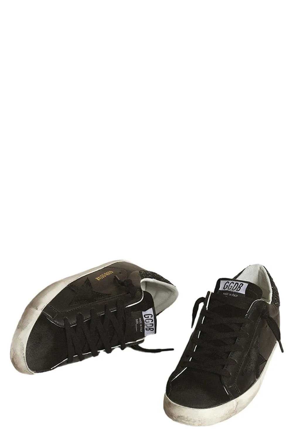Super-Star Mixed Leather Sneaker