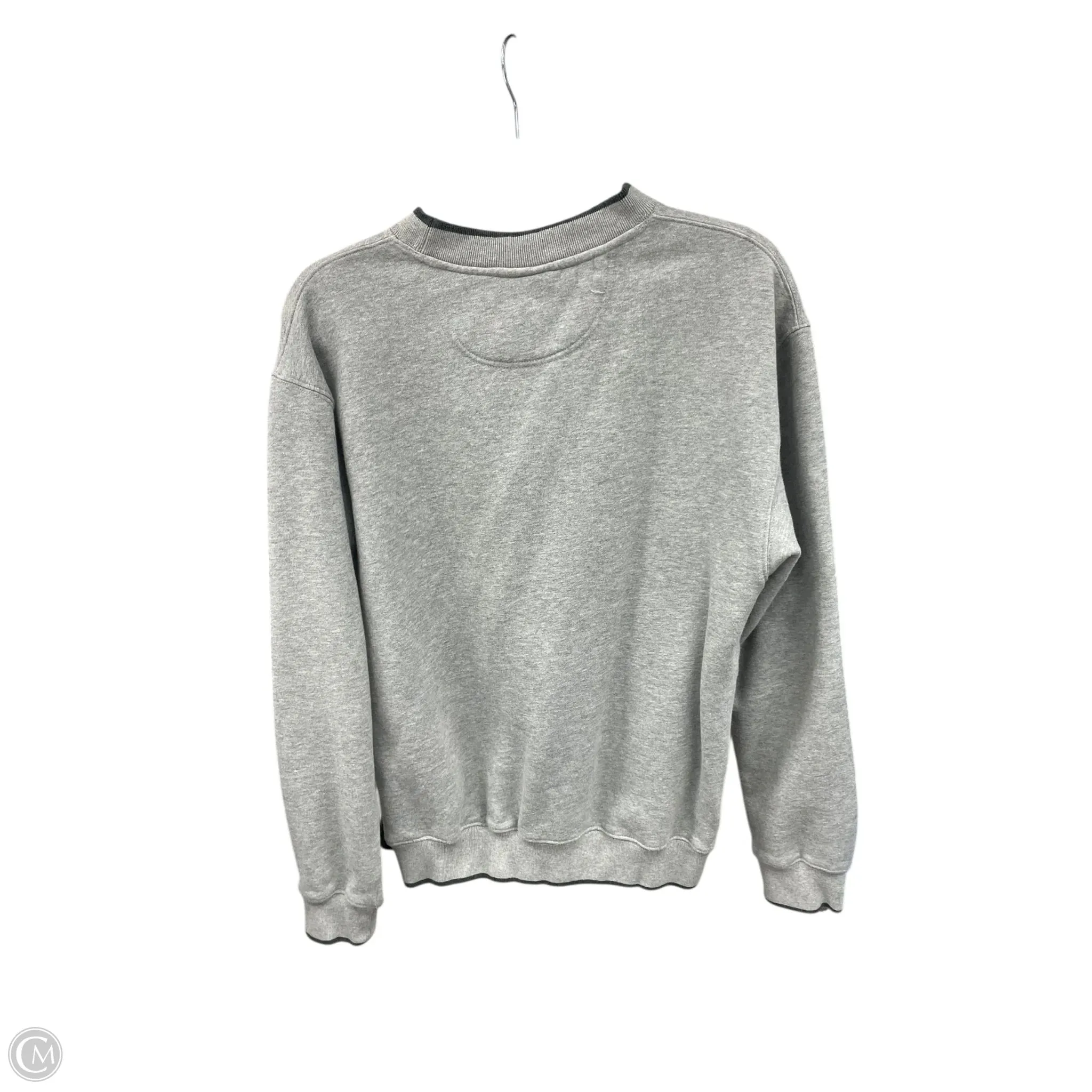 Sweatshirt Crewneck By Clothes Mentor In Grey, Size: M
