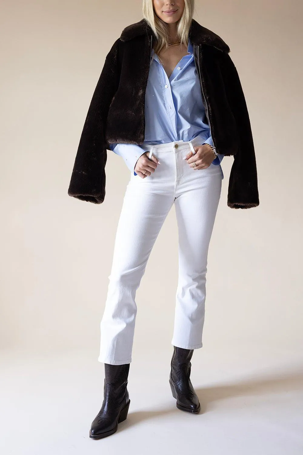 Textured Luxe Cowboy Boot