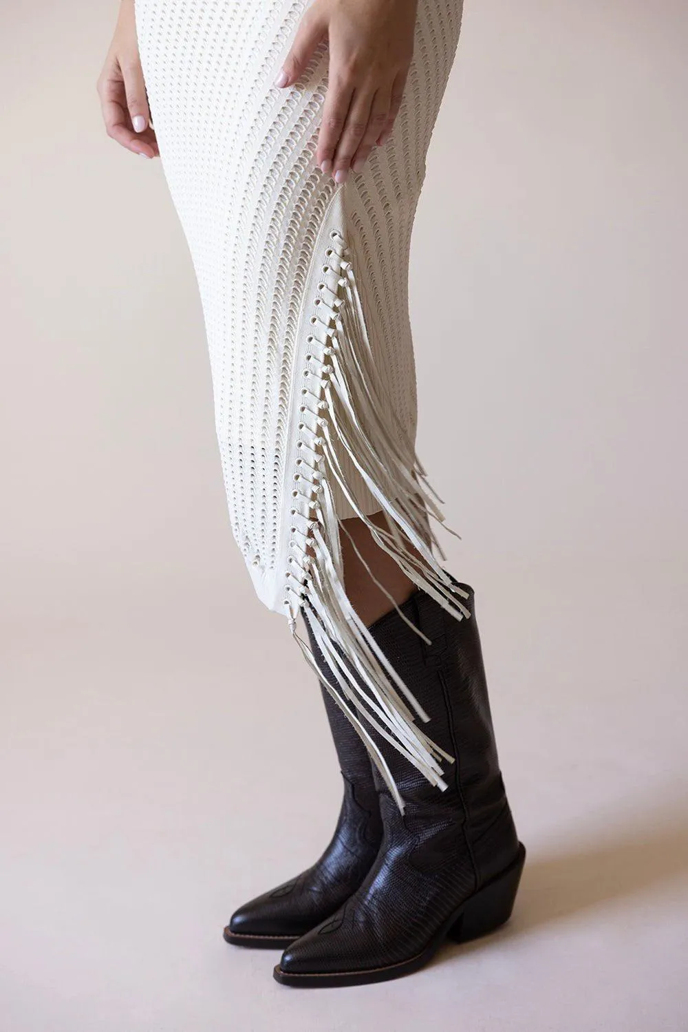 Textured Luxe Cowboy Boot