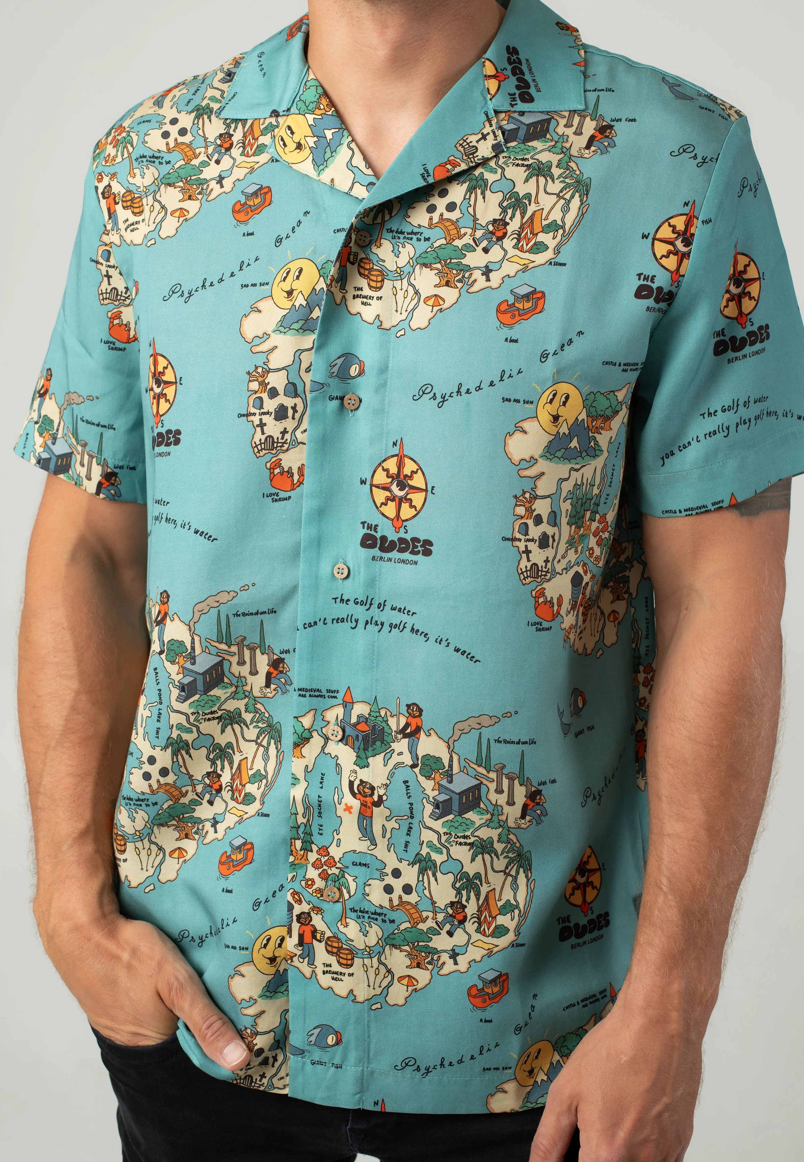 The Dudes - Dudland Hawaiian Multicolor - Shirt