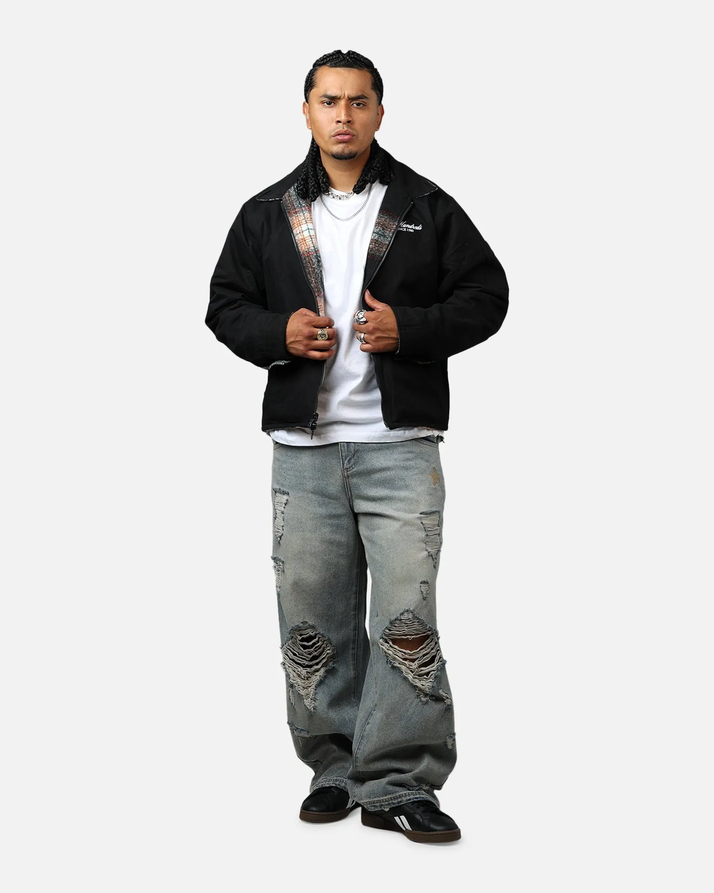 The Hundreds Everett Reversible Work Jacket Black