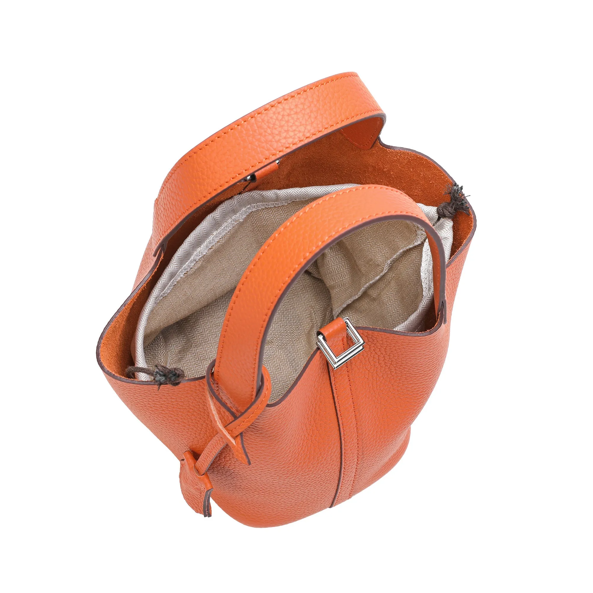 Tiffany & Fred Full-grain Leather Top-Handle Bag