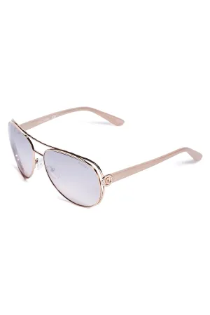 Tinted Aviator Sunglasses