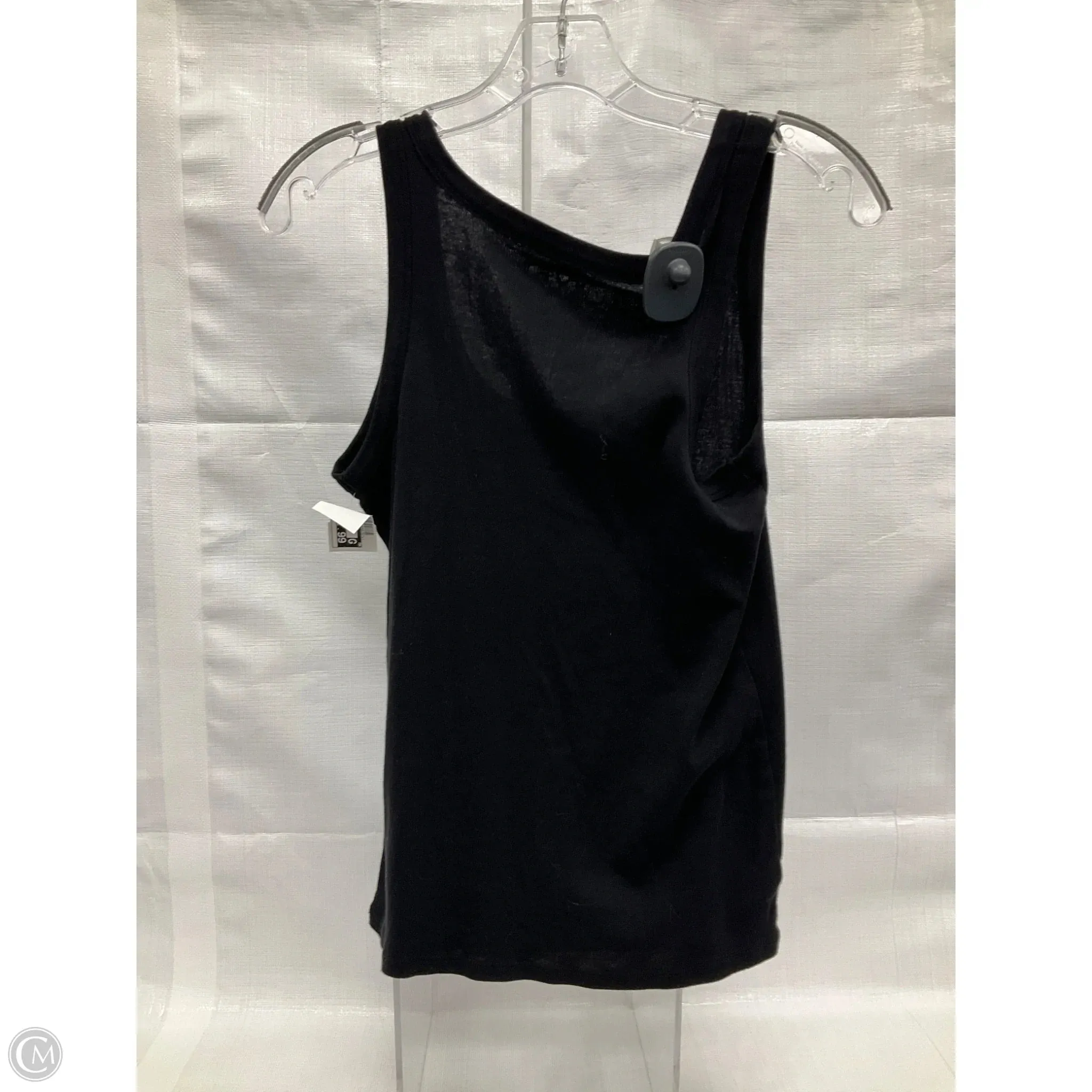 Top Sleeveless By Loft In Black, Size: M
