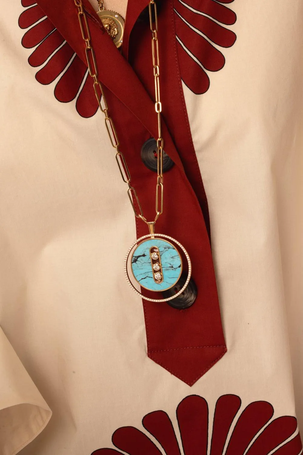 Turquoise Lucky Move LM Necklace