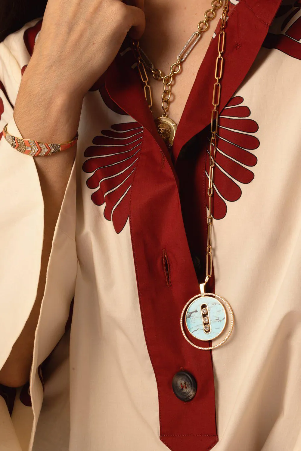 Turquoise Lucky Move LM Necklace