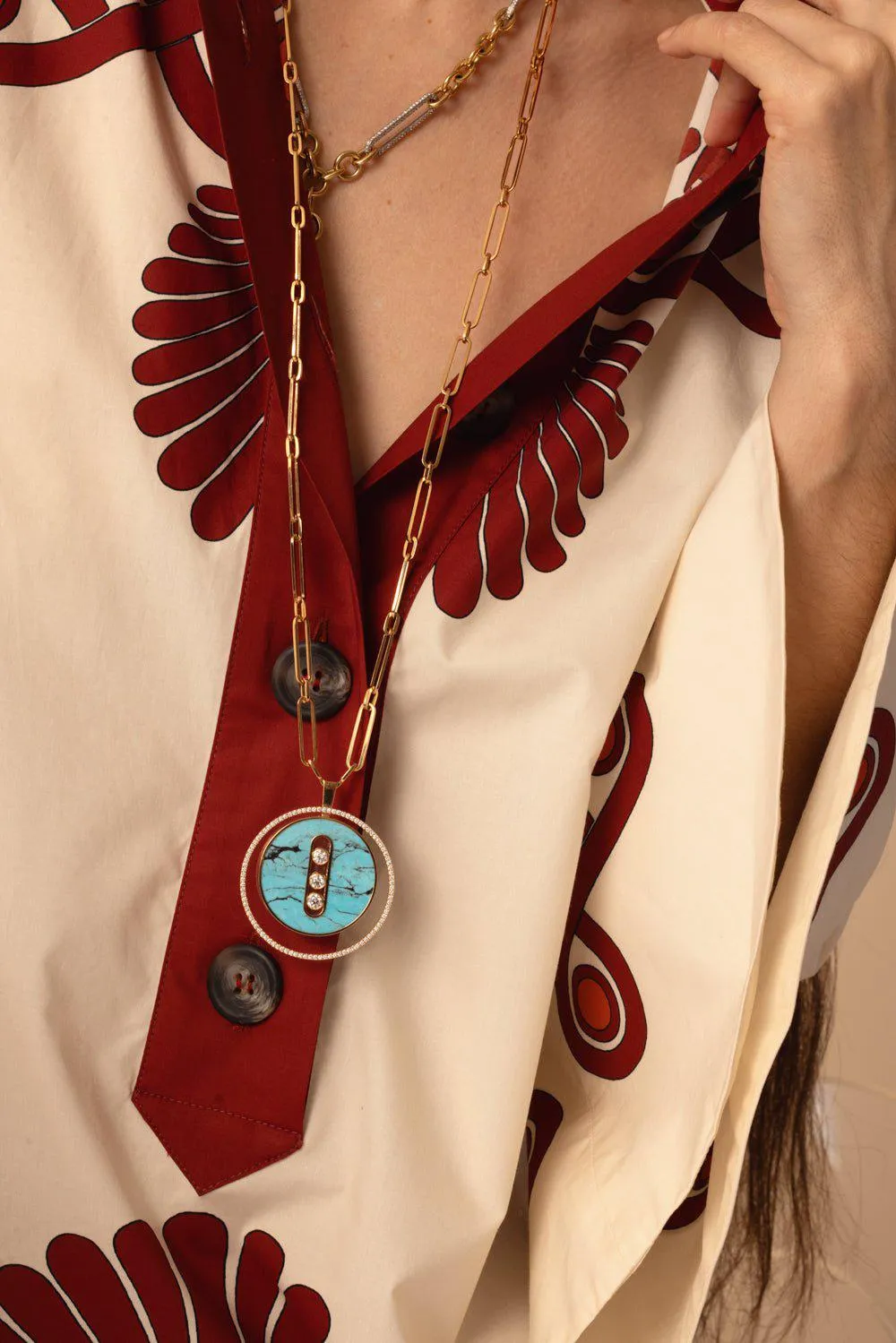 Turquoise Lucky Move LM Necklace