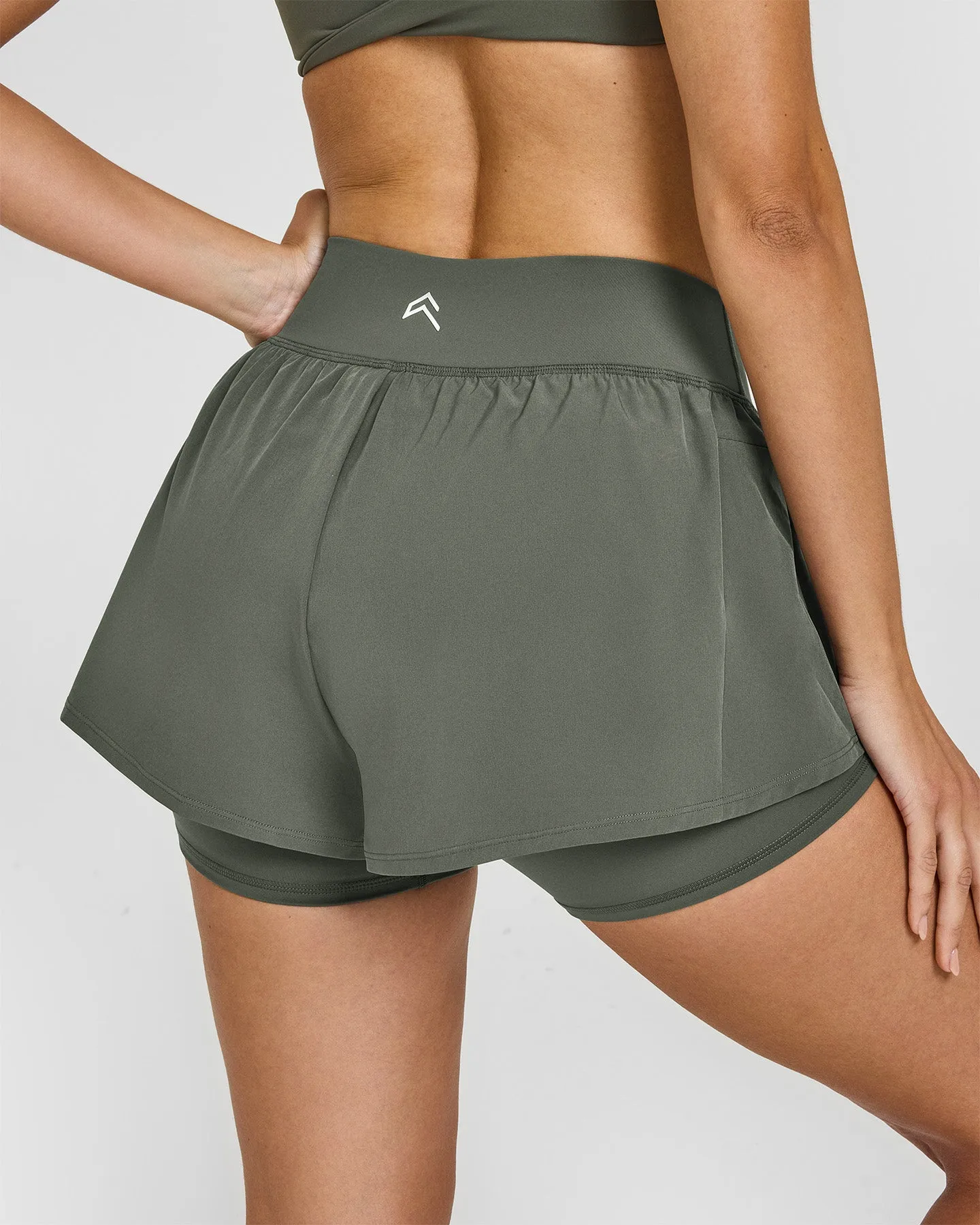 Unified Double Layer Shorts 5" | Dark Khaki