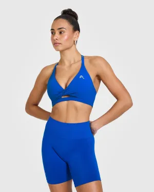 Unified Twist Sports Bra | Cobalt Blue