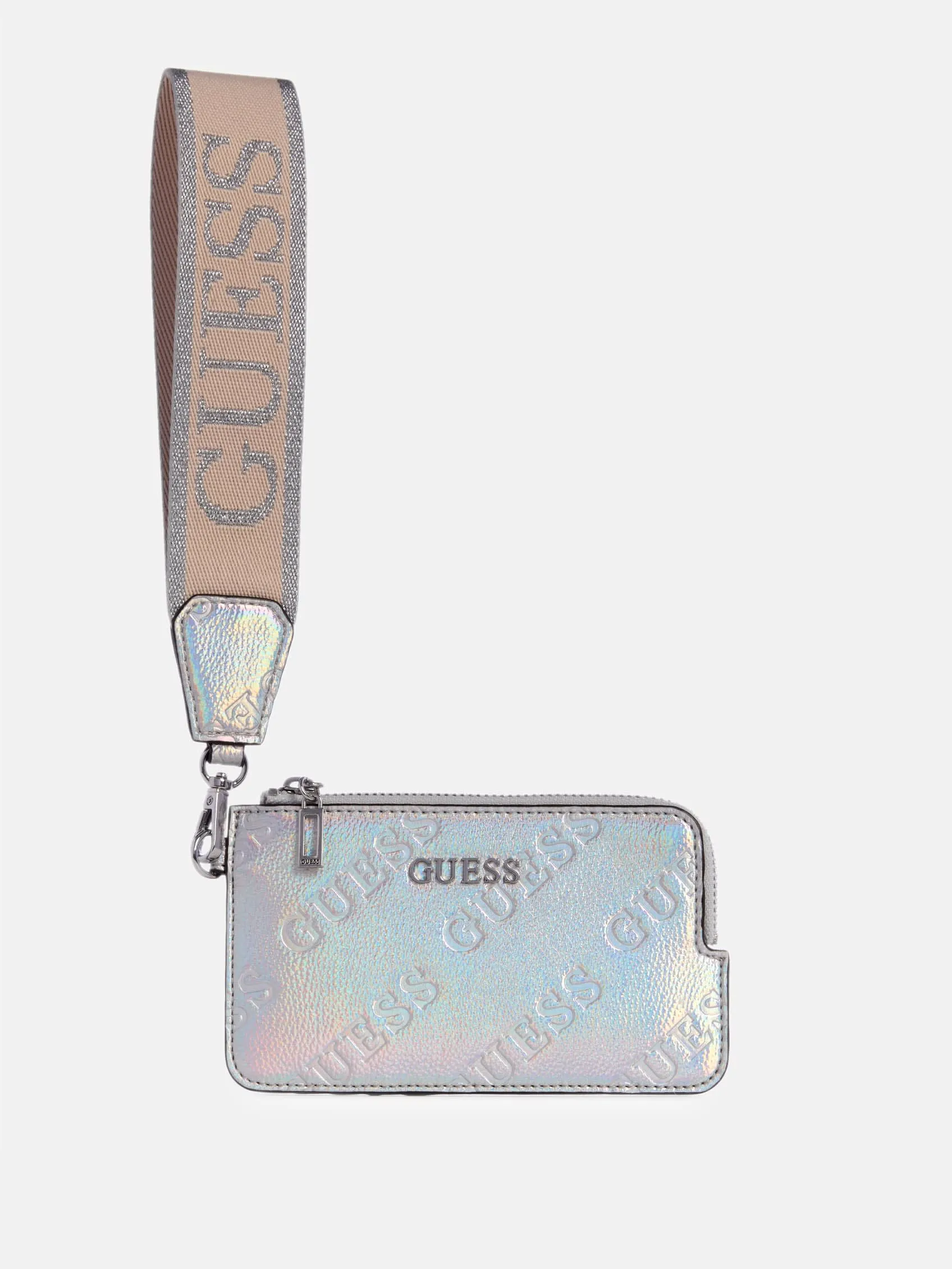 Utopie Metallic Card Case Wristlet