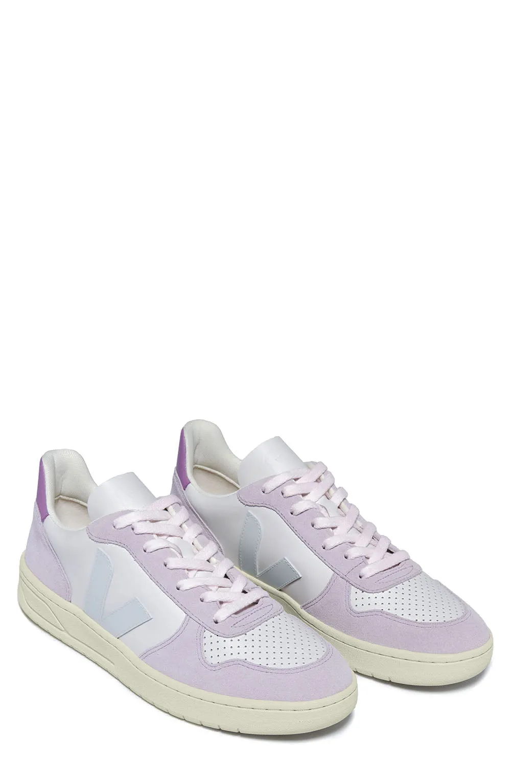 V-10 Sneaker - Gravel Menthol Parme