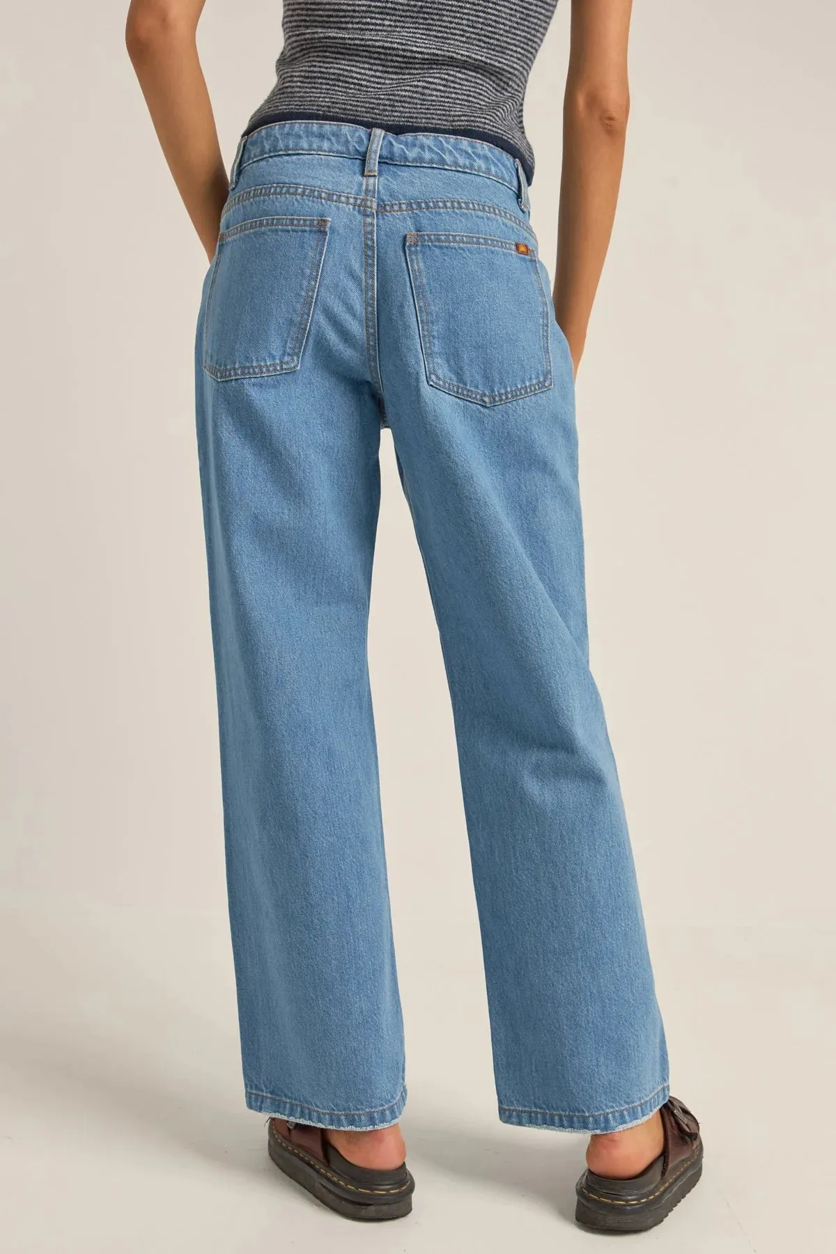 Washed Out Denim Pant