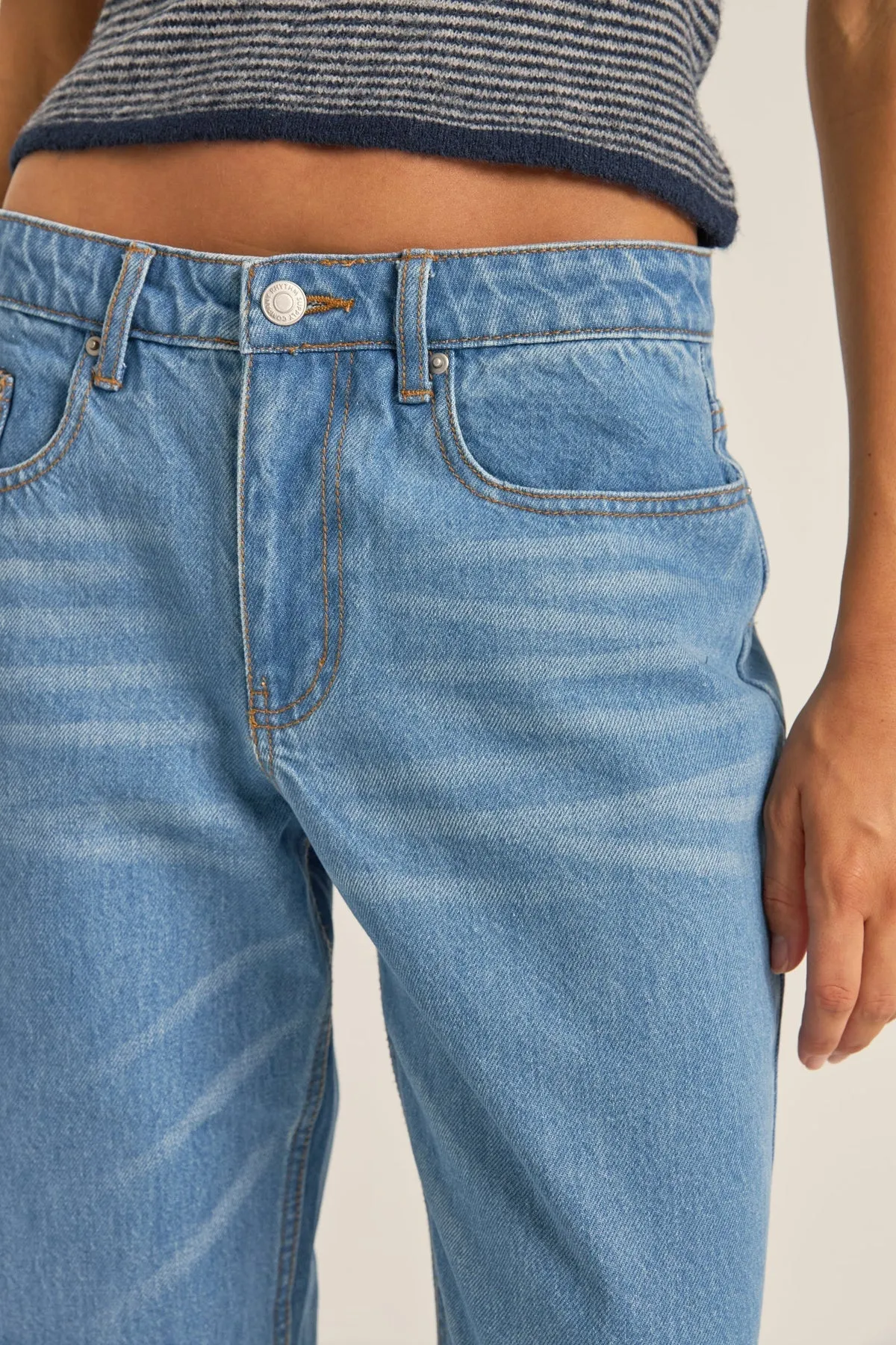 Washed Out Denim Pant