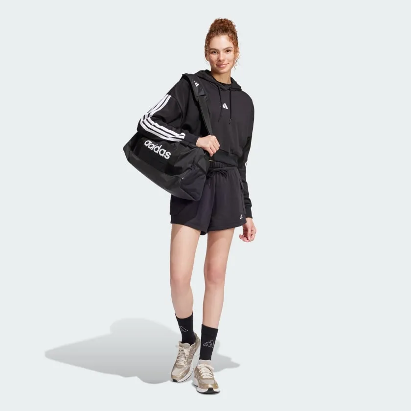 Women's adidas Essentials 3-Stripes French Terry Crop Hoodie
