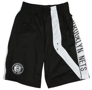 Zipway NBA Youth Brooklyn Nets Chaz Athletic Basketball Shorts, Black